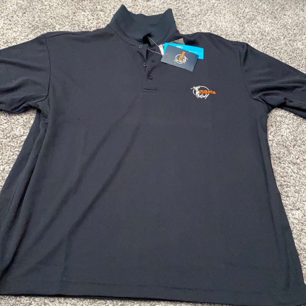 Men’s Beta golf blue polo Xl shirt new with tags